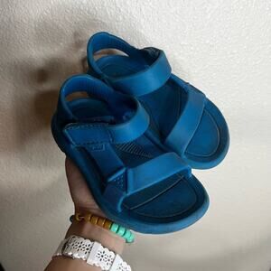 Teva Sandals Kids Size 10 Blue Water Adventure Adjustable Straps Outdoor Active
